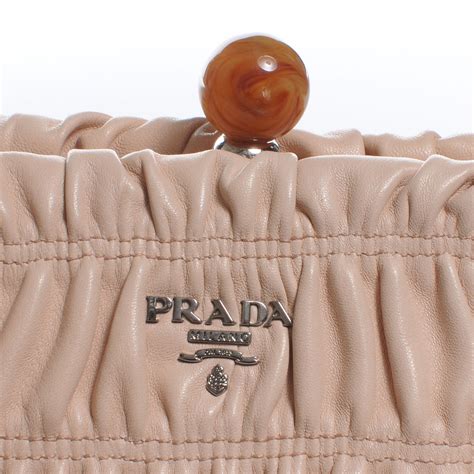 prada gaufre nappa leather clutch bag|Prada Nappa Gaufre Clutch .